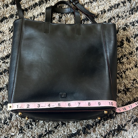 Loewe Black Leather Papelle Bag - Picture 15 of 16